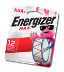 Empty Energizer battery package